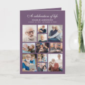 Modernes gegliedertes 14-Foto-Gedenkprogramm/Beerd Programm (Vorderseite)