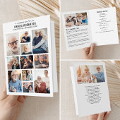 Modernes gegliedertes 15-Foto-Gedenkprogramm/Beerd Programm