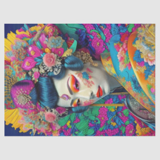 Modernes Geisha Dekoupage Tissue Paper Seidenpapier