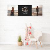 Modernes, geistlich-schicke Rose Gold Foto 30. Geb Banner (Insitu)