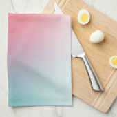 Modernes, gelb-grün-rosa Lila Template Geschirrtuch (Viertel Falte)