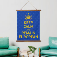 Modernes Gelbblau Behielt Ruhe Crown Europe Vector