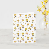 Modernes gelbes Blumenmuster aus dem Mittelalter Karte (Gelbe Blume)