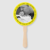 Modernes Gelbes Web QR-Code Digitales Scannierbare Fächer (Rückseite)