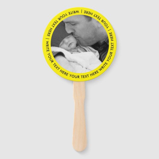 Modernes Gelbes Web QR-Code Digitales Scannierbare Fächer (Rückseite)