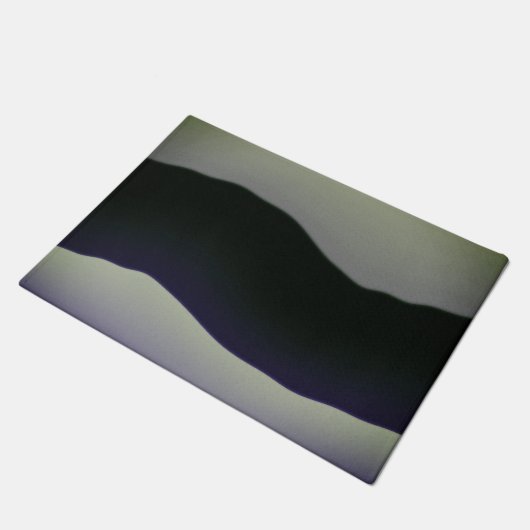 Modernes, gemischtes, tiefgraues Muster Cool Fußmatte (Schrägansicht)