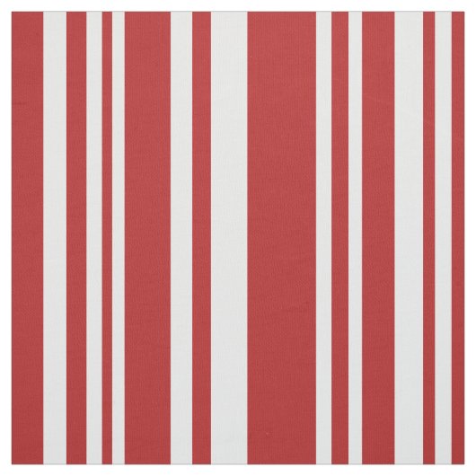 Modernes gemischtesrotes und Weiß Stripes Gewebe Stoff (Muster)