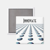 Modernes Gemustertes Design - Innovativ Magnet (Vorderseite/Rückseite)