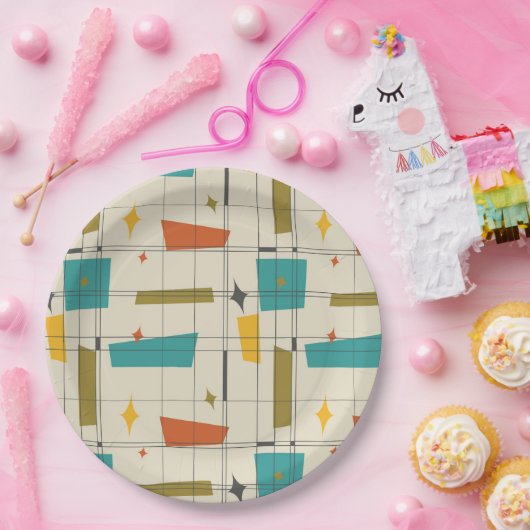 Modernes gemustertes Mittelalter Pappteller (Party)