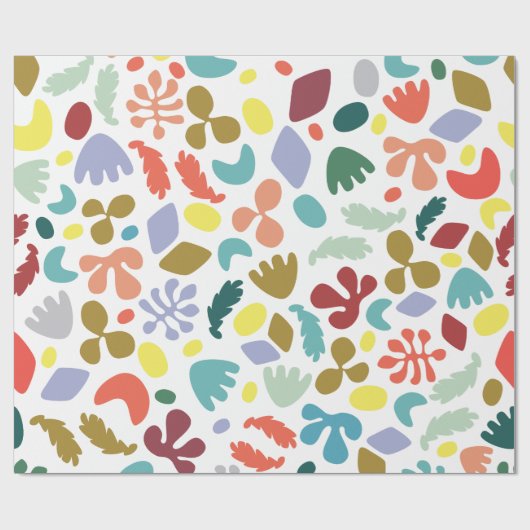 Modernes Gemustertes Schleifpapier Geschenkpapier (Flach)