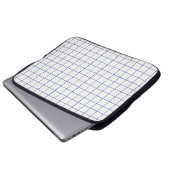 Modernes geometrisch abstraktes Musterdesign mit S Laptopschutzhülle (Vorne Knopf)