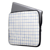 Modernes geometrisch abstraktes Musterdesign mit S Laptopschutzhülle (Vorderseite Links)