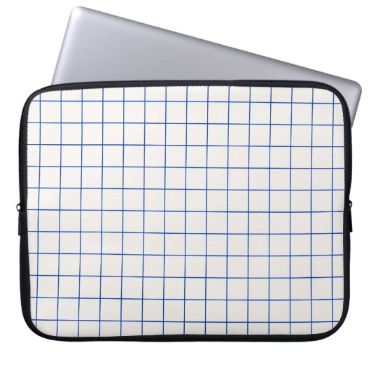 Modernes geometrisch abstraktes Musterdesign mit S Laptopschutzhülle (Vorderseite)
