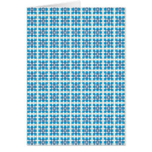 Modernes geometrisch blaues Seekartenmuster