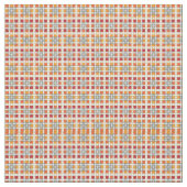 Modernes geometrisch rotes Muster der orangefarben Stoff (Nahaufnahme)