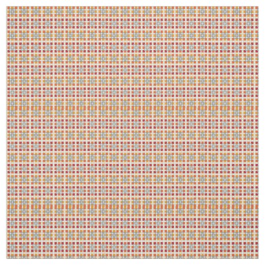 Modernes geometrisch rotes Muster der orangefarben Stoff (Muster)