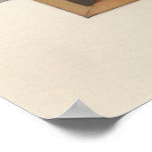 Modernes geometrisches Abstract Design 4:5 Poster (Ecke)