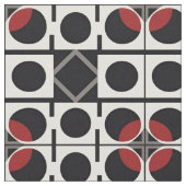 Modernes geometrisches Abstrakt Stoff (Nahaufnahme)