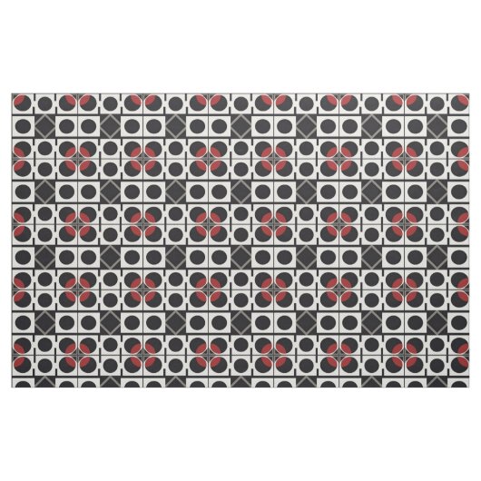 Modernes geometrisches Abstrakt Stoff (Fat Quarter (45,7 x 55,9 cm))