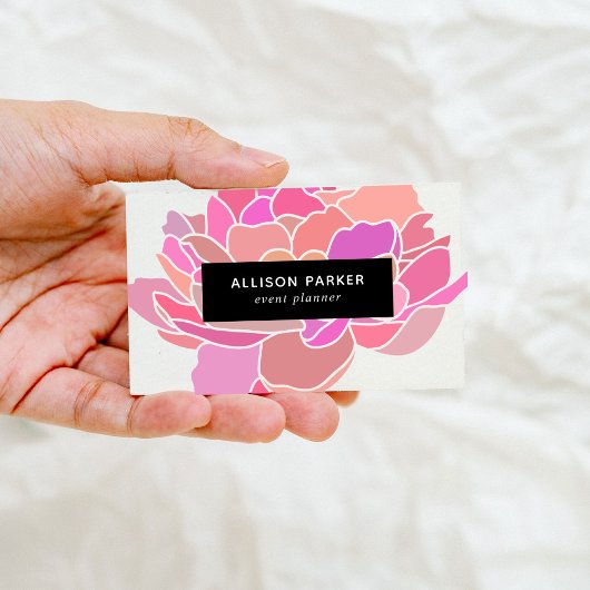 Modernes geometrisches Abstrakt Visitenkarte