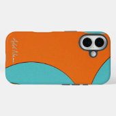 Modernes geometrisches abstraktes Design Case-Mate iPhone Hülle (Rückseite (Horizontal))