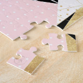 Modernes geometrisches, abstraktes Design Puzzle (Seite)