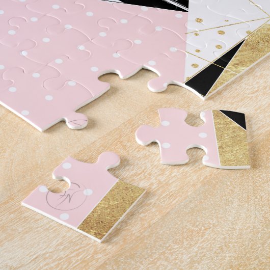 Modernes geometrisches, abstraktes Design Puzzle (Seite)