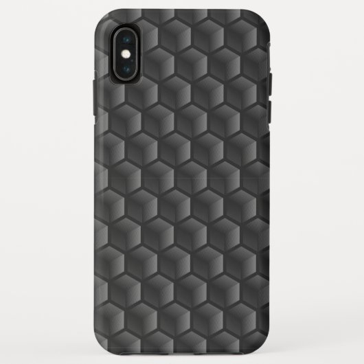 Modernes geometrisches Abstraktes Honeycomb Block Case-Mate iPhone Hülle (Rückseite)