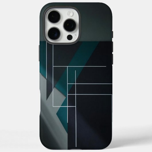 Modernes geometrisches Abstraktes iPhone Case-Mate iPhone Hülle (Rückseite)