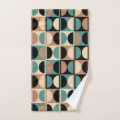 Modernes geometrisches Abstraktes Muster des Mitte Badhandtuch Set (Handtuch)