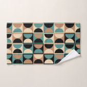 Modernes geometrisches Abstraktes Muster des Mitte Badhandtuch Set (Handtuch)