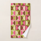 Modernes geometrisches Abstraktes Muster des Mitte Badhandtuch Set (Handtuch)