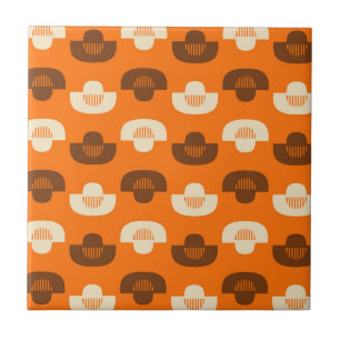 Modernes geometrisches Abstraktes Muster des Mitte Fliese