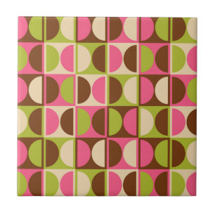 Modernes geometrisches Abstraktes Muster des Mitte Fliese