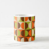 Modernes geometrisches Abstraktes Muster des Mitte Kaffeetasse (Mittel)
