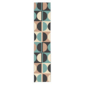 Modernes geometrisches Abstraktes Muster des Mitte Kurzer Tischläufer (Vorderseite)