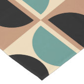 Modernes geometrisches Abstraktes Muster des Mitte Kurzer Tischläufer (Ecke)