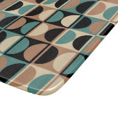 Modernes geometrisches Abstraktes Muster des Mitte Schneidebrett (Ecke)