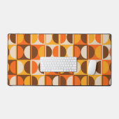 Modernes geometrisches Abstraktes Muster des Mitte Schreibtischunterlage (Tastatur & Maus)