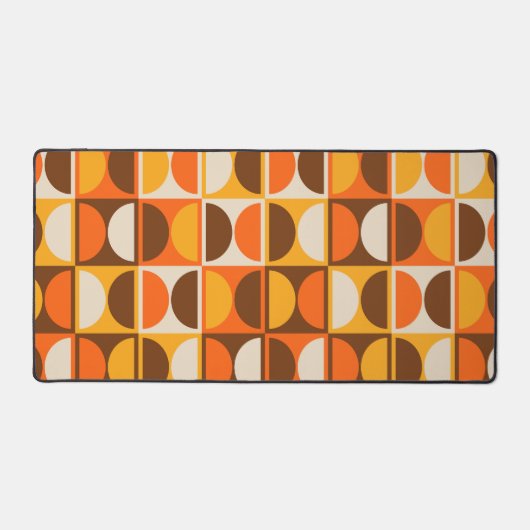 Modernes geometrisches Abstraktes Muster des Mitte Schreibtischunterlage (Vorderseite)