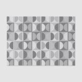 Modernes geometrisches Abstraktes Muster des Mitte Seidenpapier (Vorderseite)