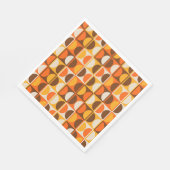 Modernes geometrisches Abstraktes Muster des Mitte Serviette (Ecke)