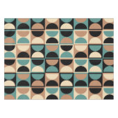 Modernes geometrisches Abstraktes Muster des Mitte Tischdecke (Vorderseite (Horizontal))