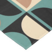 Modernes geometrisches Abstraktes Muster des Mitte Tischdecke (Schrägansicht)