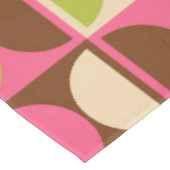 Modernes geometrisches Abstraktes Muster des Mitte Tischdecke (Schrägansicht)