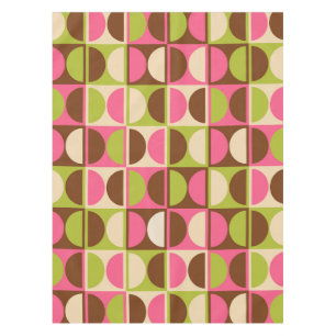 Modernes geometrisches Abstraktes Muster des Mitte Tischdecke