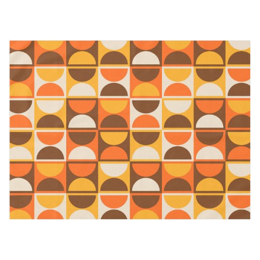 Modernes geometrisches Abstraktes Muster des Mitte Tischdecke (Vorderseite (Horizontal))