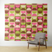 Modernes geometrisches Abstraktes Muster des Mitte Wandteppich (Beispiel (Horizontal))