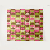 Modernes geometrisches Abstraktes Muster des Mitte Wandteppich (Vorderseite (Horizontal))
