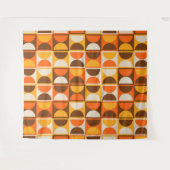 Modernes geometrisches Abstraktes Muster des Mitte Wandteppich (Vorderseite (Horizontal))